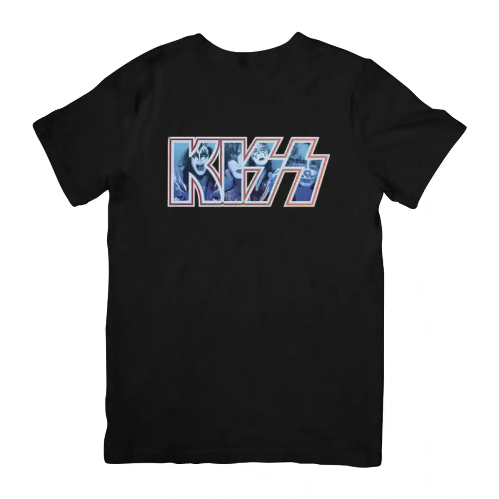 Camisa Kiss em algodão premium com estampa da banda KISS para fãs de rock and roll