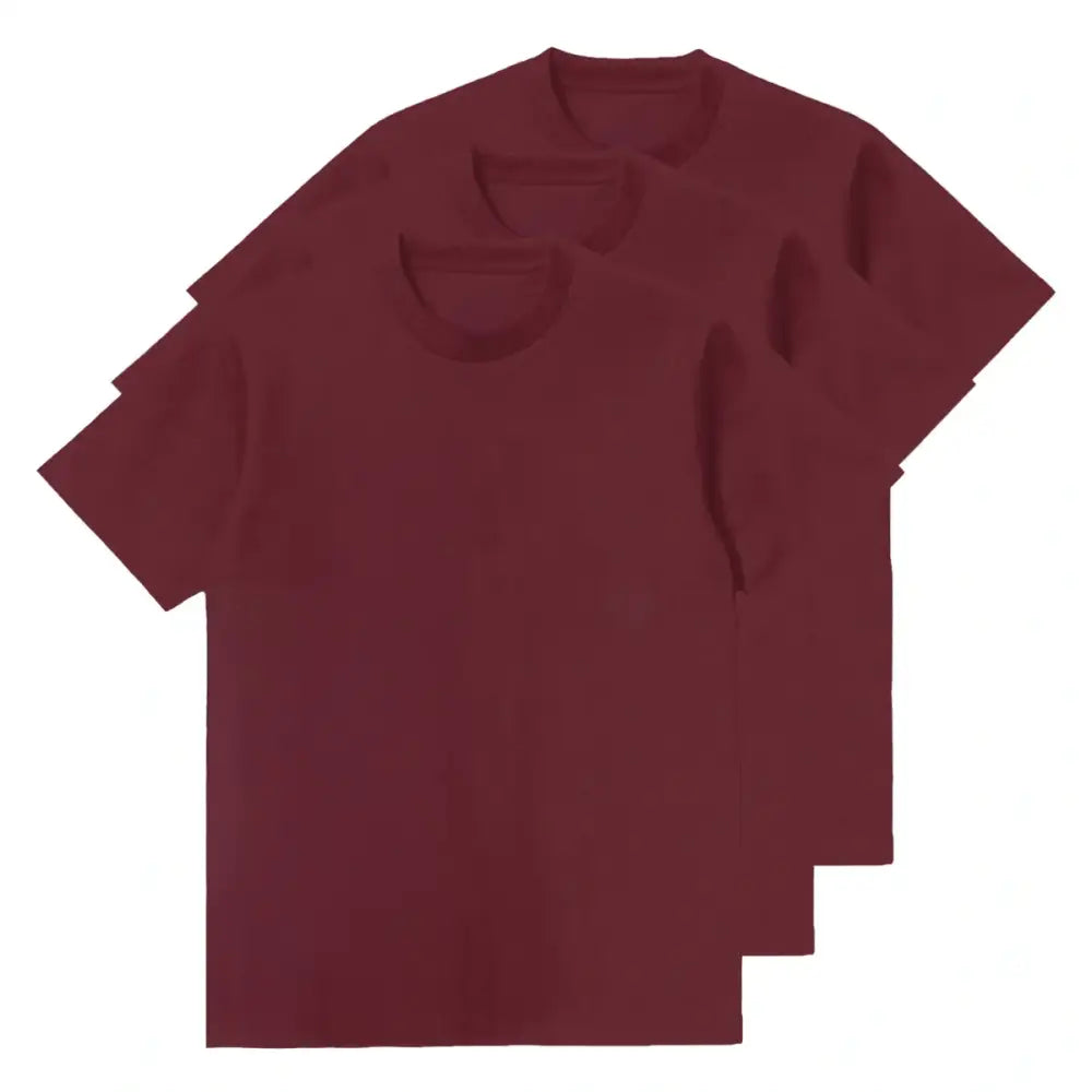 Imagem de três camisetas oversized em algodão premium de alta qualidade