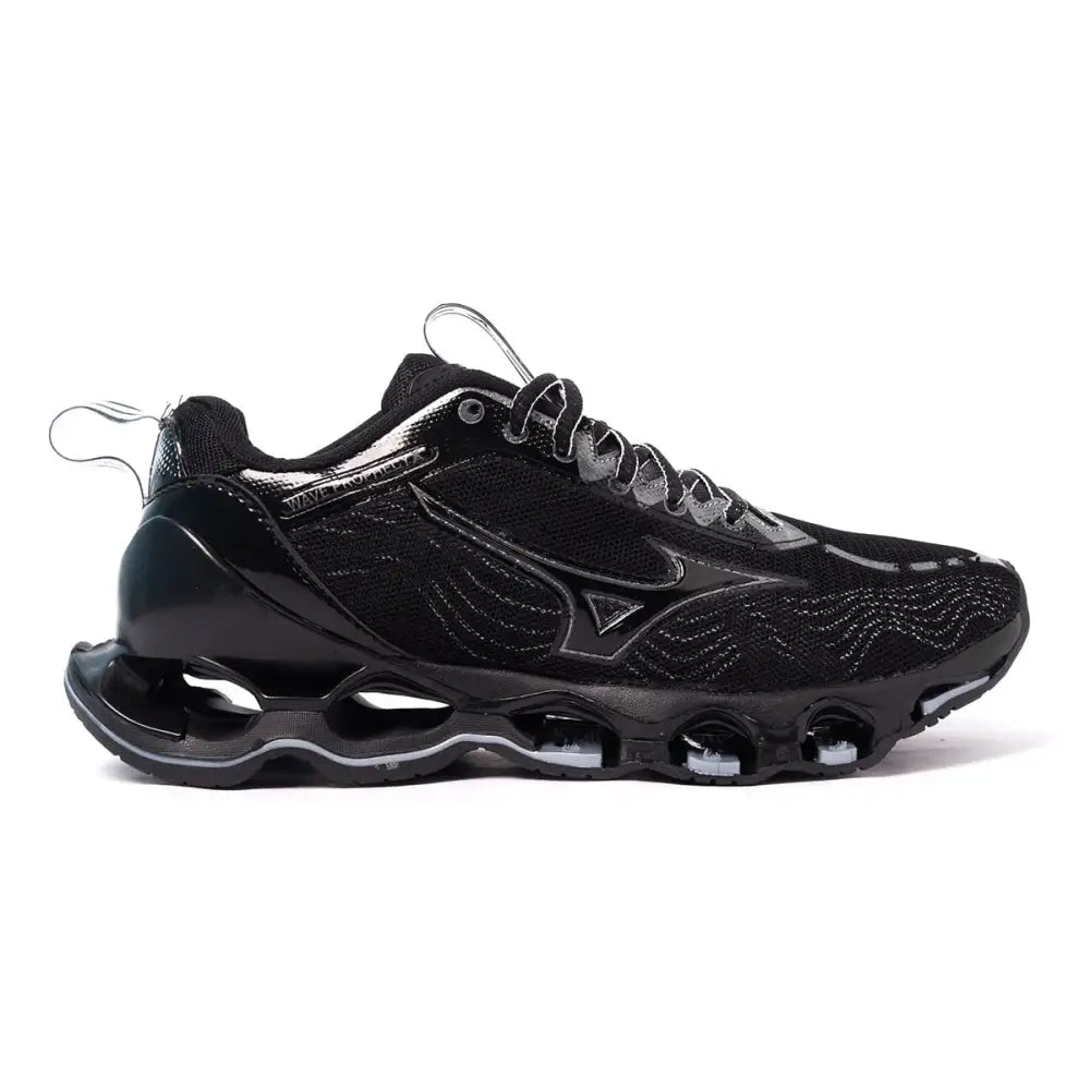 Sapatilha Mizuno Wave Prophecy preta para corrida de alta performance