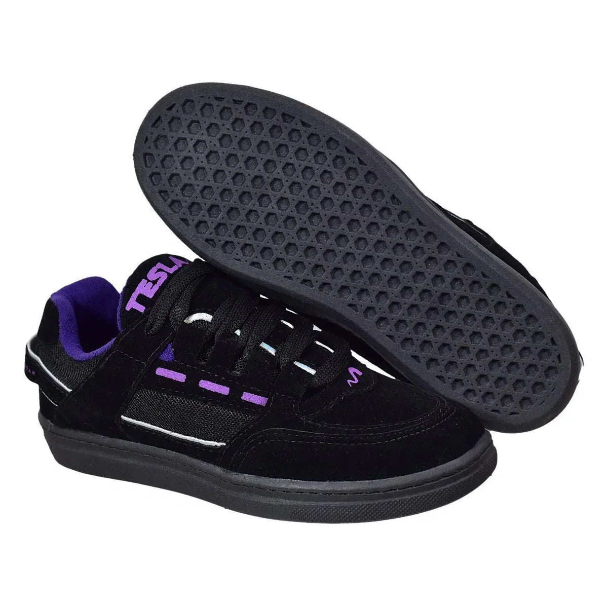 Tênis Tesla Masculino Conforto Estilo e Inovação - Roxo / 34 - Tênis