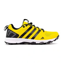 Imagem de tênis trail adidas kanadia tr7 amarelo e preto para corrida e esporte