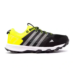 Imagem de sapatilha de trail running adidas kanadia tr7 preta e amarela