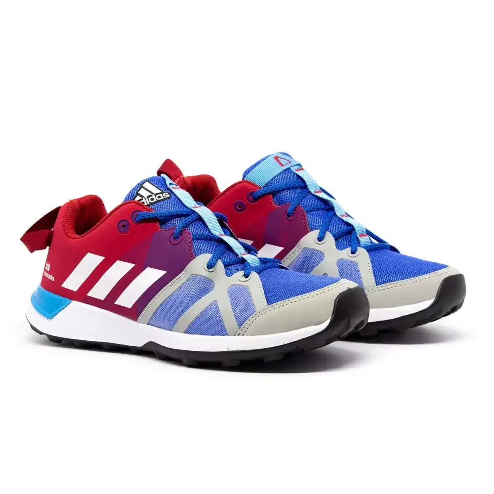 Imagem de tênis adidas kanadia tr8, colorido em vermelho, azul e cinza