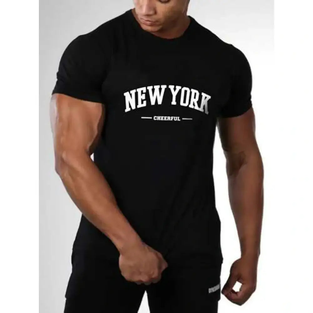 Imagem de uma camisa New York com estampa premium, ideal para estilo casual
