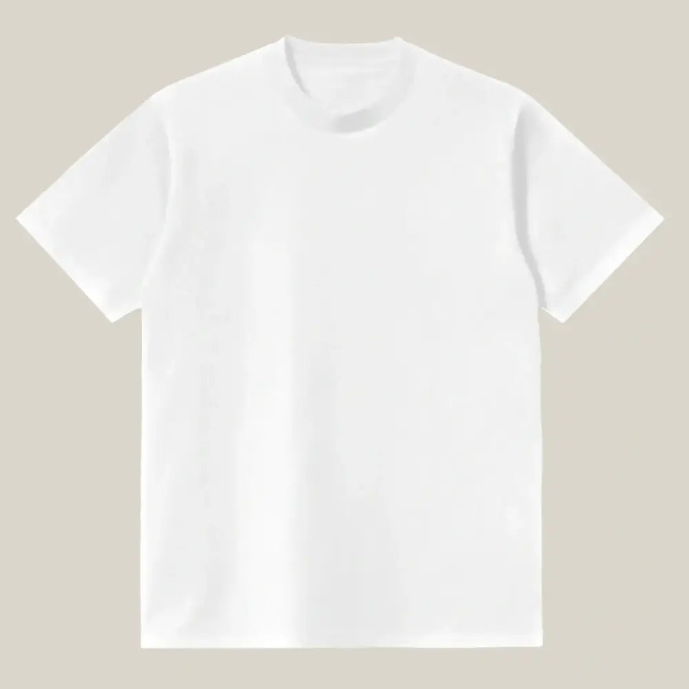 Imagem de camiseta oversized branca em algodão premium de alta qualidade