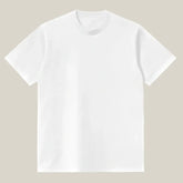 Imagem de camiseta oversized branca em algodão premium de alta qualidade