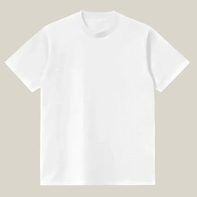 Imagem de camiseta oversized branca em algodão premium de alta qualidade