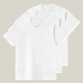 Imagem de três camisetas oversized de algodão premium alta qualidade
