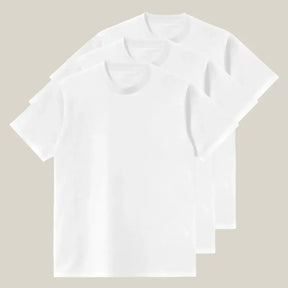 Imagem de três camisetas oversized de algodão premium alta qualidade