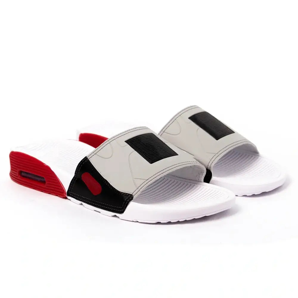 Imagem de chinelo masculino slide bege e branco, Chinelo Masculino Slide Max 90