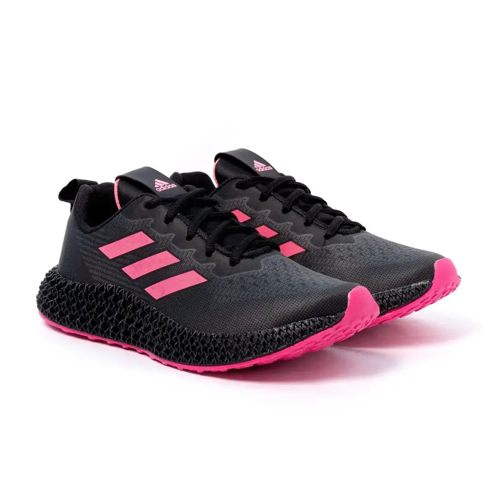Imagem de tênis adidas 4d feminino para corrida, adidas 4d run em preto e rosa