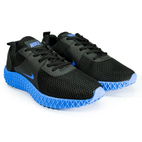 Imagem de tênis masculino Nike 4D Smesh preto e azul para esportes e casual