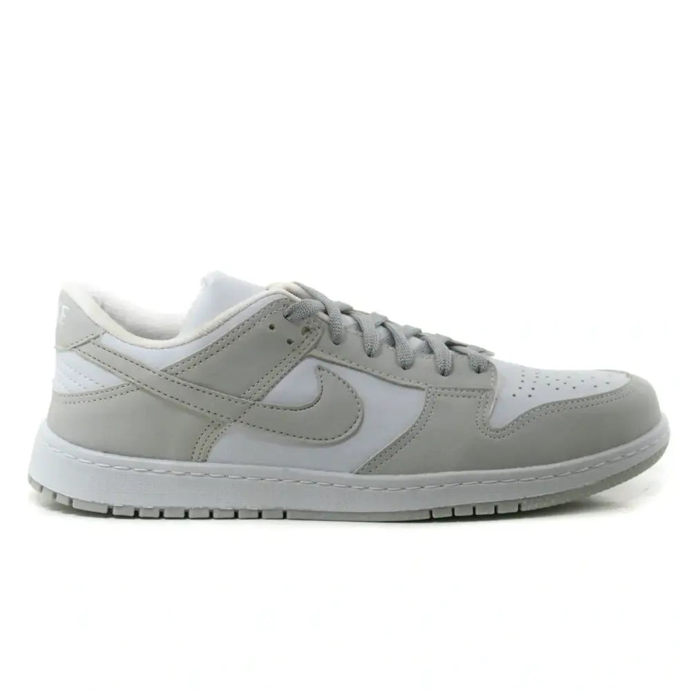 Imagem de tênis masculino Nike Dunk Jordan em cinza e branco para desempenho superior